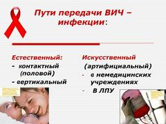 Основные пути передачи ВИЧ-инфекции