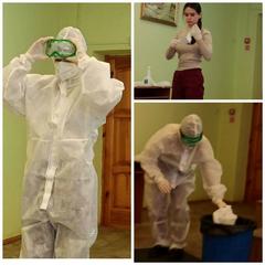 Показательные учения при выявлении больного с подозрением на лихорадку Эбола Показательные учения при выявлении больного с подозрением на лихорадку Эбола